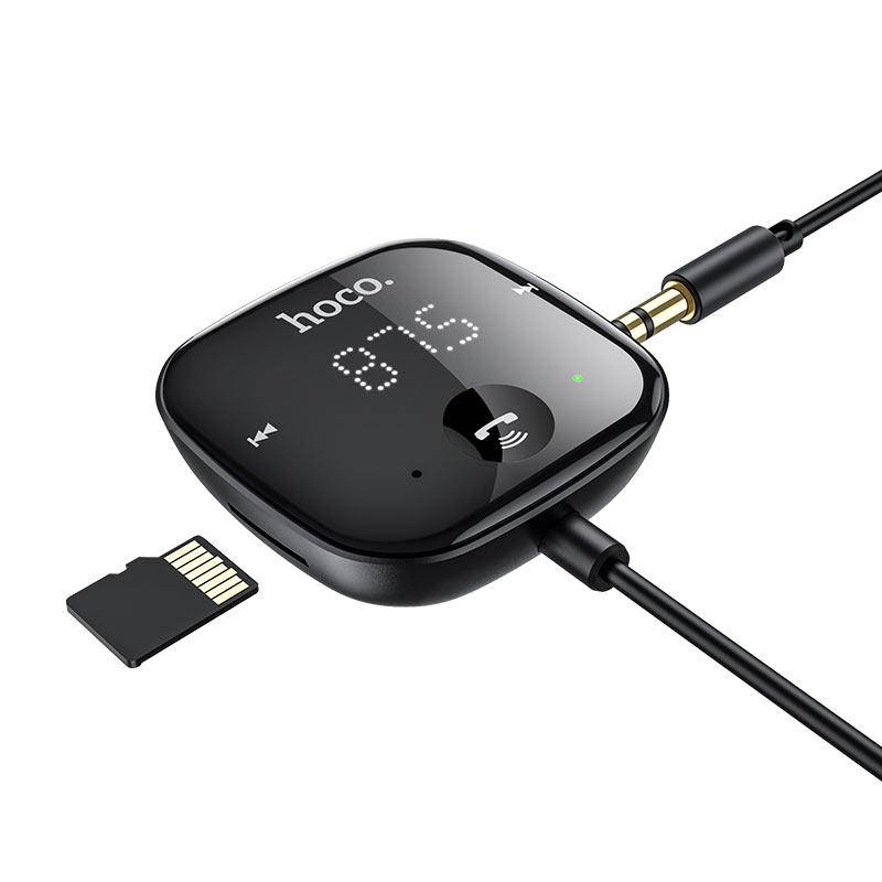 

Автомобильный FM ФМ модулятор трансмиттер HOCO E65 TF card Bluetooth блютуз 5.0 3.5 AUX Аудиоадаптер