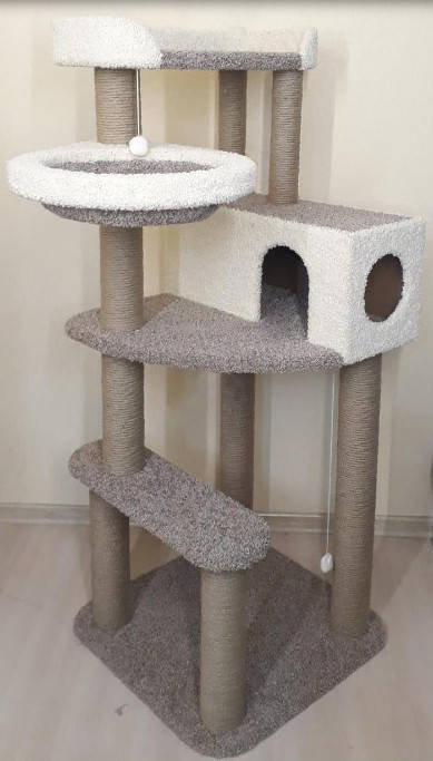 

Игровой комплекс для кота Кототрон с домиком и когтеточкой