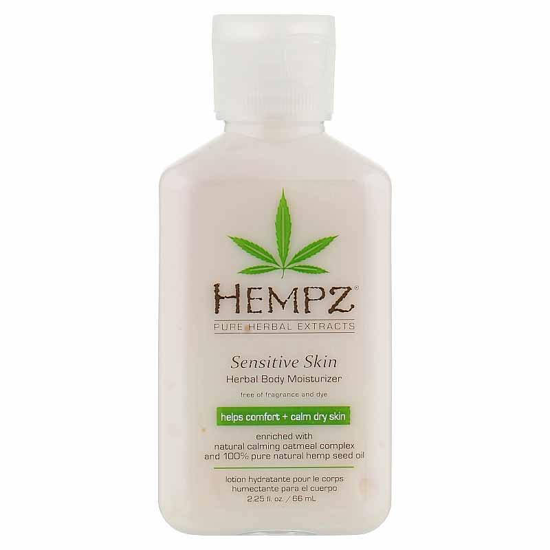 

Увлажняющее молочко для чувствительной кожи тела Hempz Herbal Moisturizer Lotion For Sensitive Skin 66 мл
