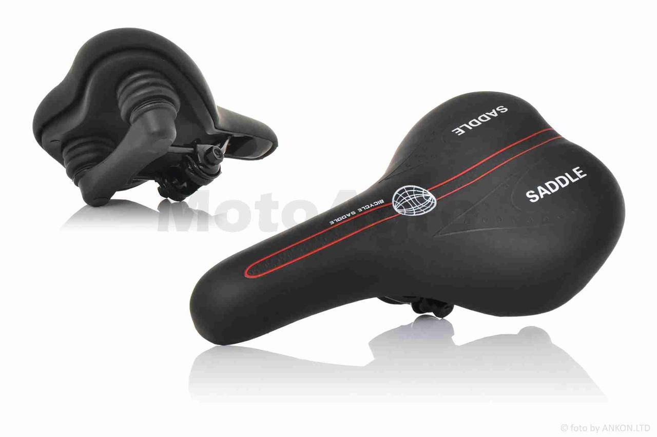 

Седло вело спортивное, черное mod SD-7221 "SADDLE"