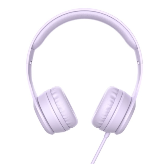 

Накладные проводные наушники-гарнитура HOCO W21 Фиолетовый