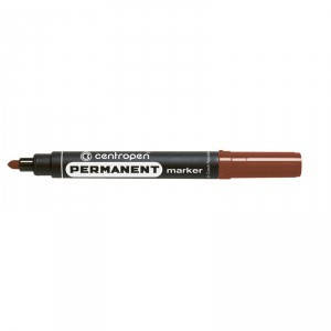 

Маркер перманентний CENTROPEN 8566 2,5 мм круглий коричневий, Коричневый