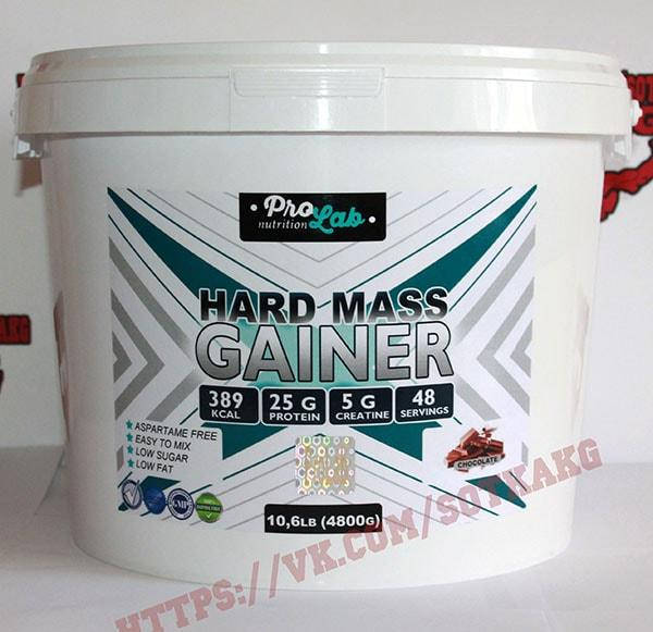 

Високобілковий Гейнер: ProLab nutrition Hard mass || 4.8кг