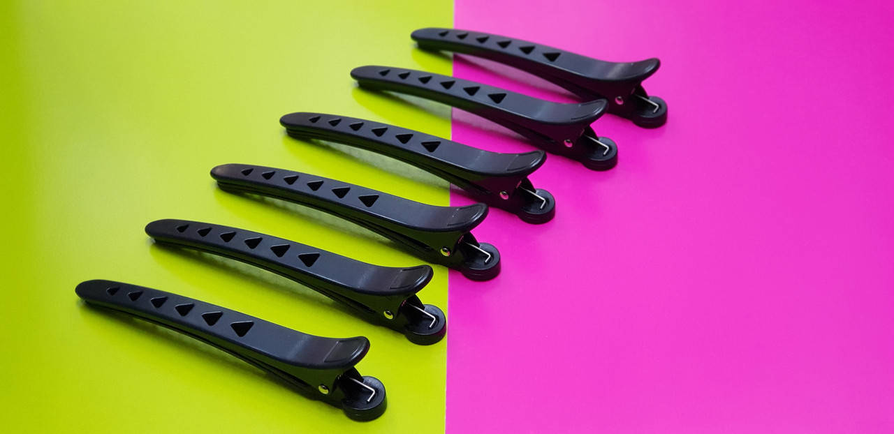 

Зажимы для волос Eagle Fortress JB0018, 6 штук, Черный