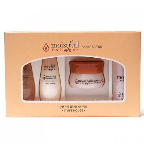

Набор мини-версий средств с коллагеном Etude House Moistfull Collagen Skin Care Kit Set