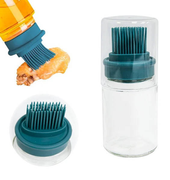 

Емкость для масла "Oil bottle YH-035" 150 мл, бутылка для масла с кисточкой, Синий