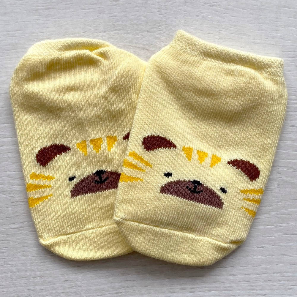 

Шкарпетки для малюків (жовтий, тигрик