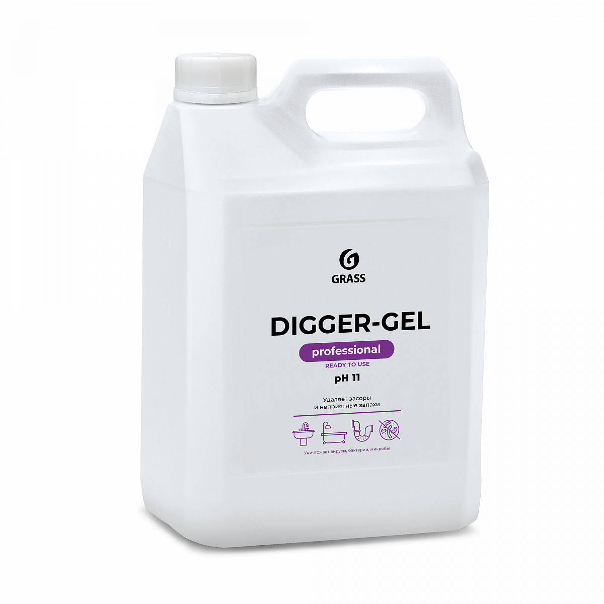 

Гель для чистки труб GRASS Digger-Gel 5 кг