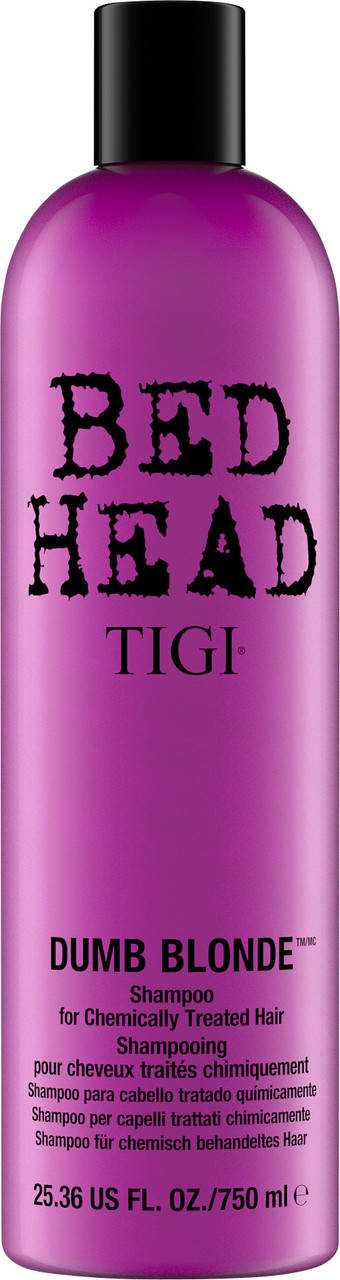 

Шампунь для фарбованого пошкодженого волосся Tigi Bed Head Dumb Blonde Shampoo 750 мл