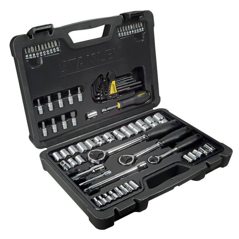 

Набор инструментов 1/4", 3/8", 1/2" 80 предметов Stanley STHT0-73930