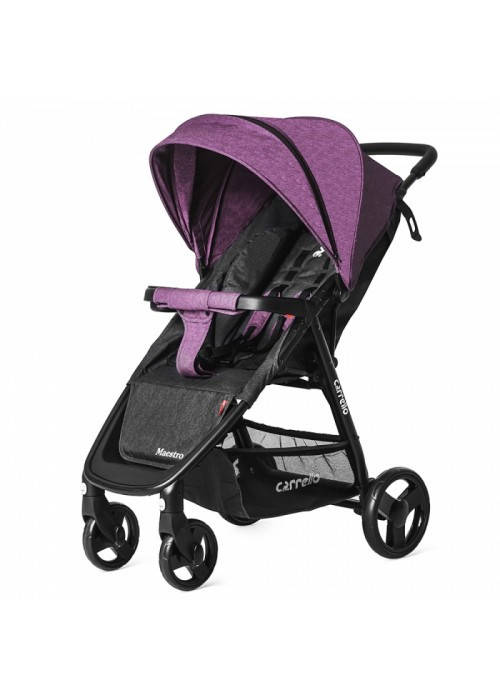 

Коляска прогулочная CARRELLO Maestro CRL-1414/1 Purple Iris в льне +дождевик