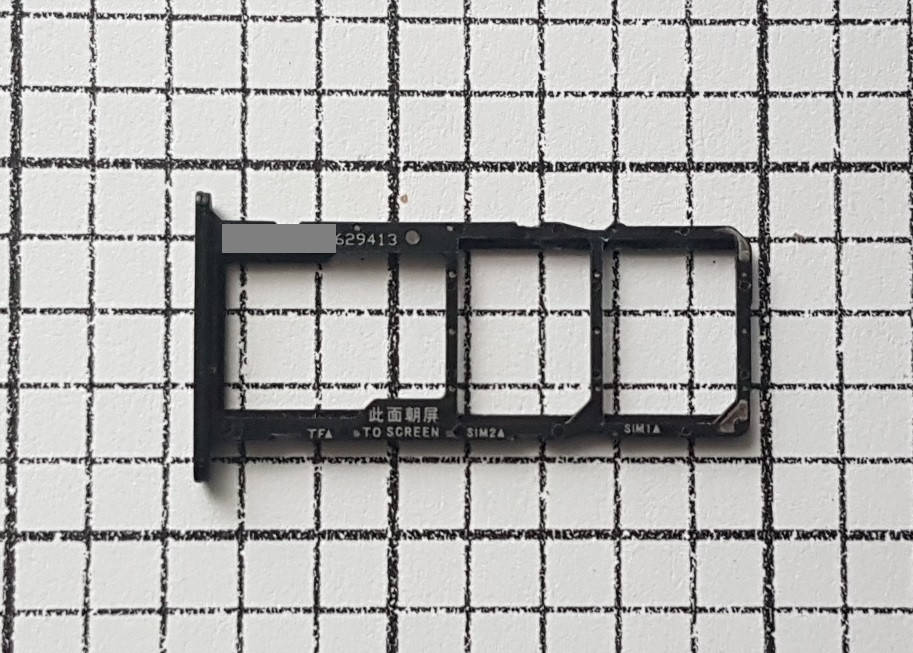 

SIM лоток Huawei Y5 Lite (2018) DRA-LX5 microSD для телефона Б/У!!! ORIGINAL, Черный
