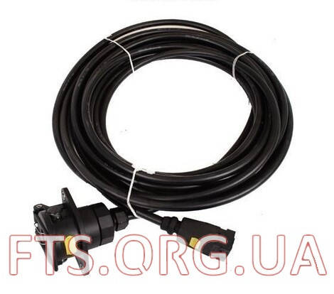 

Кабель силовой EBS 12 М гнездо ISO 24V
