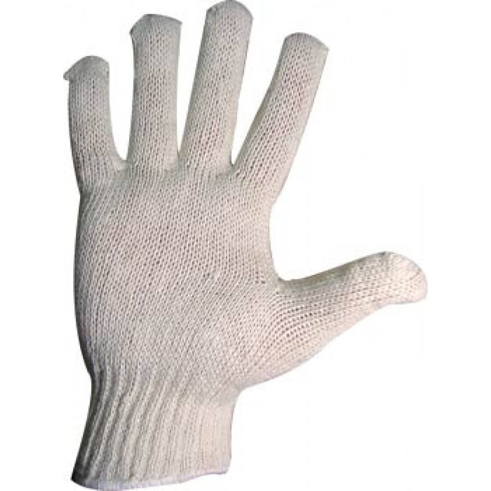 

Перчатки вязаные без ПВХ точки, Белый