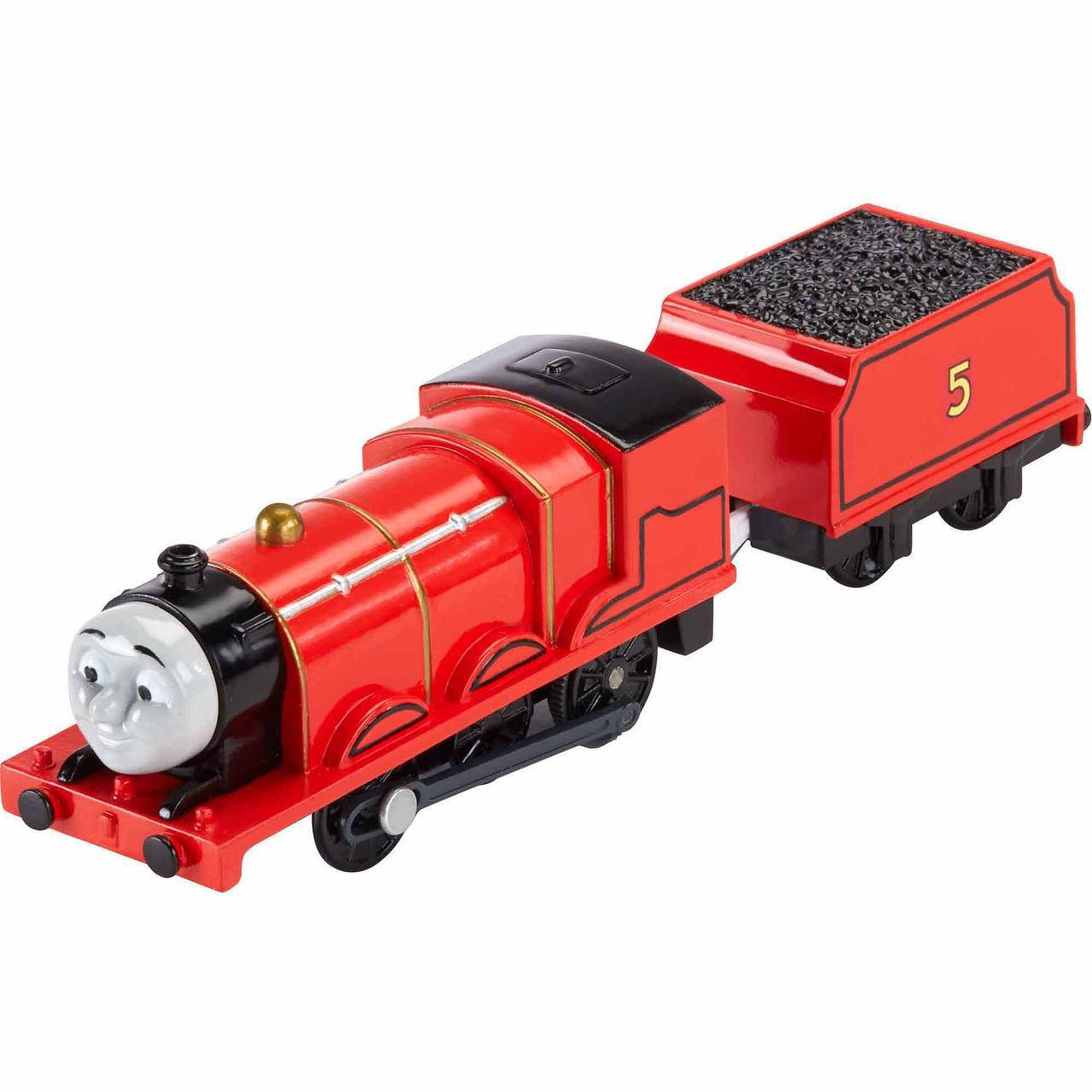 

Fisher-Price Thomas The Train Томас и Друзья моторизированный паровозик Джеймс TrackMaster Motorized James