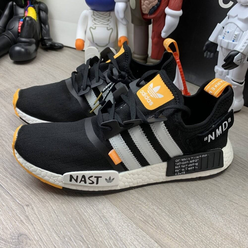 

Кроссовки Off - white x adidas Nmd Nasty Black, Черный