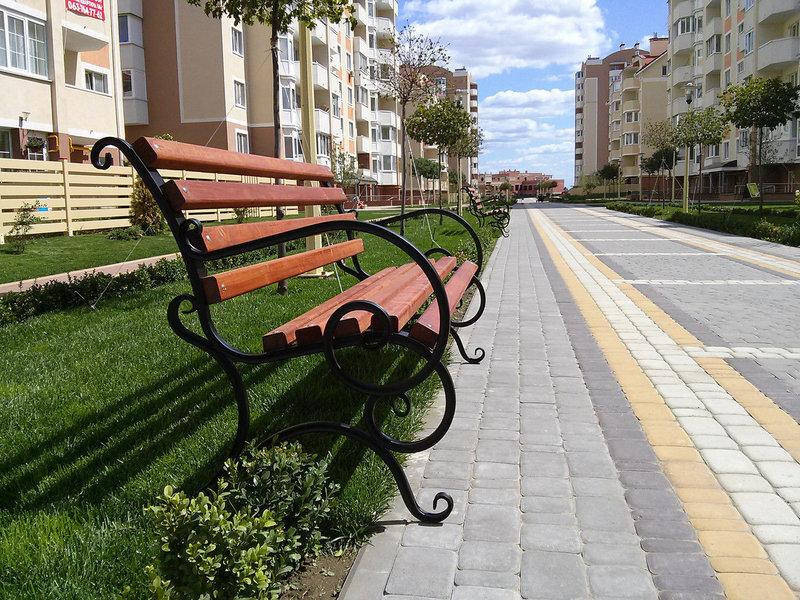 

Скамейка с поручнем 1.5 м "Подлокотник"