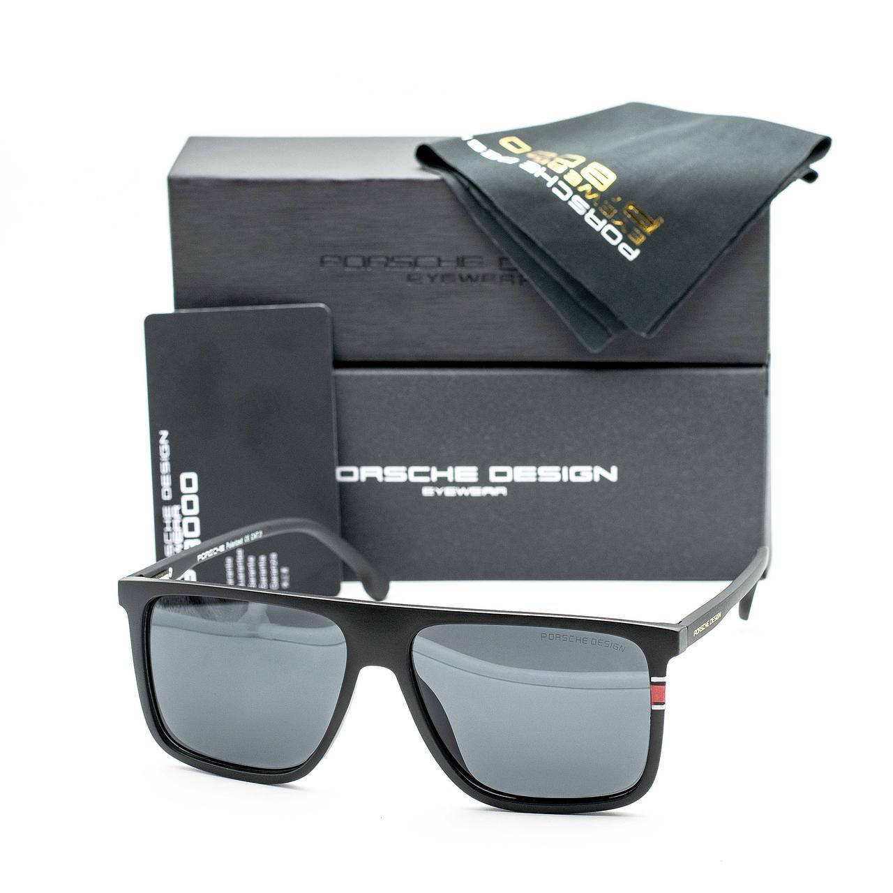 

Солнцезащитные очки Porsche Design Flat черные (polarized), Черный