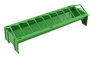 

Кормушка для домашней птицы лоточная пластиковая 50 х 16 см, River Италия