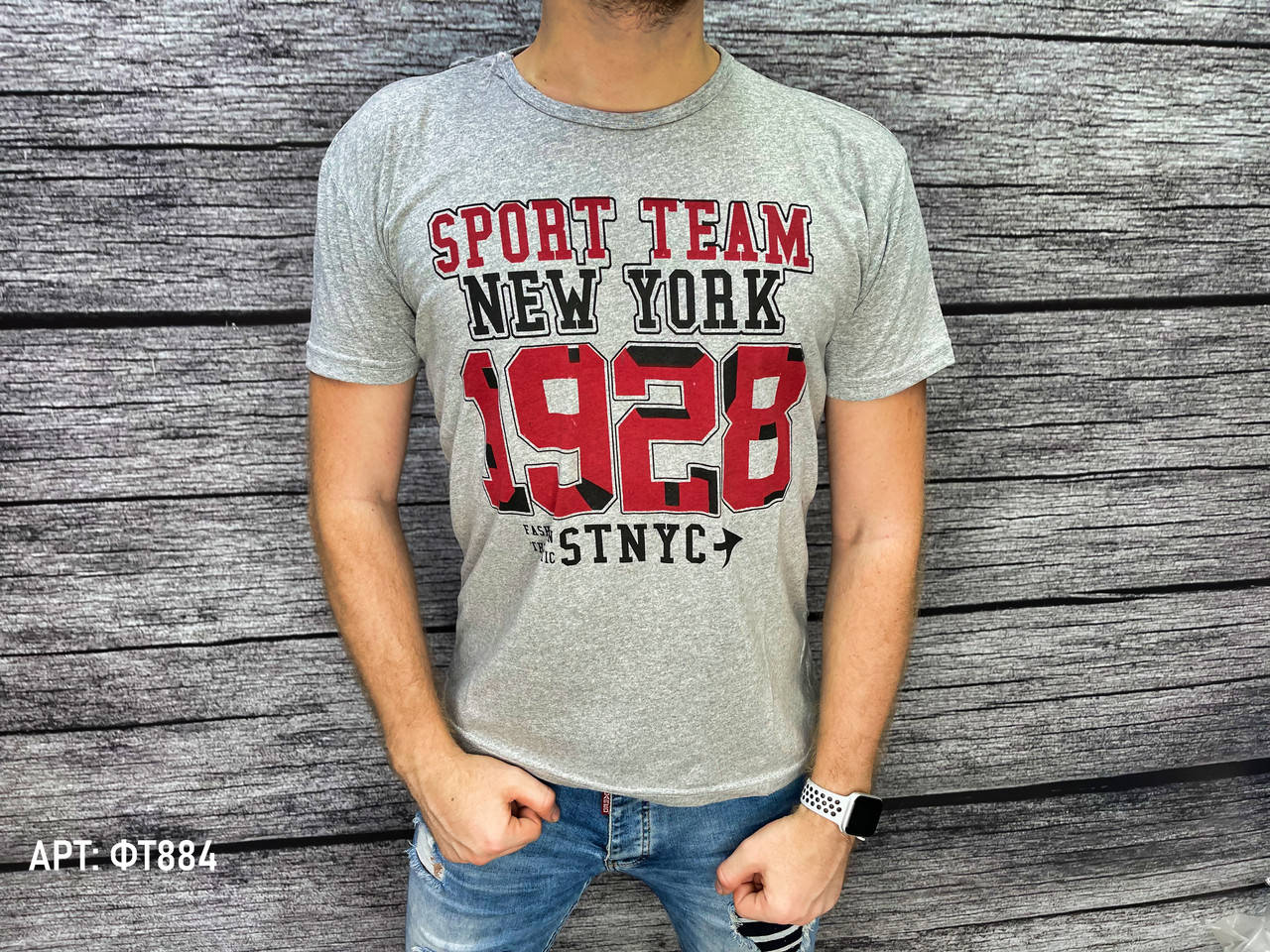 

Мужская футболка. Размеры: M, L, 2XL (маломерят на размер)