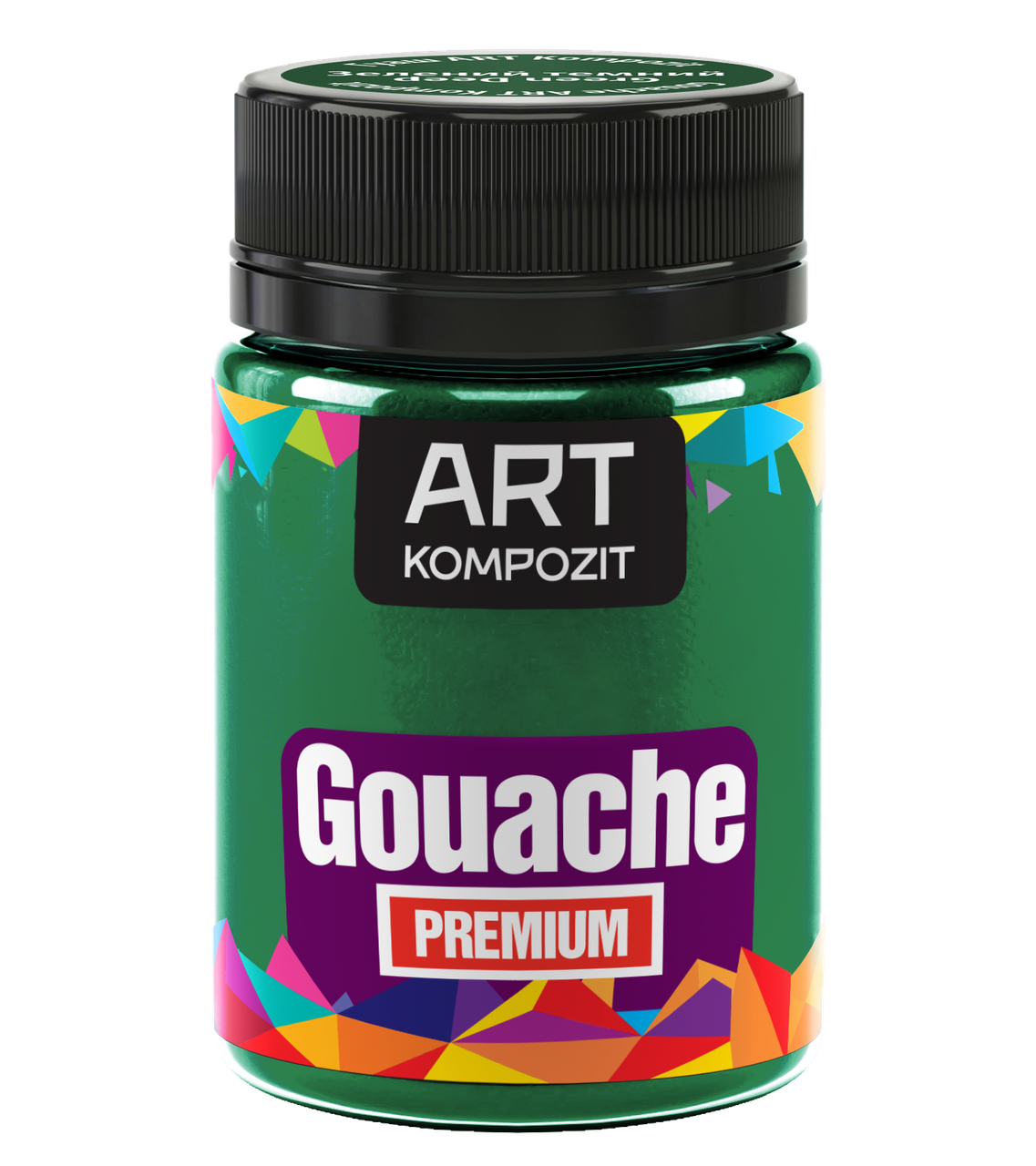 

Гуашь художественная PREMIUM "ART Kompozit", 60 мл Зелёный темный