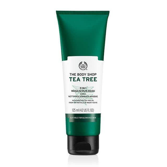 

Маска для лица «Чайное дерево» 3 в 1 The Body Shop, 125 ml