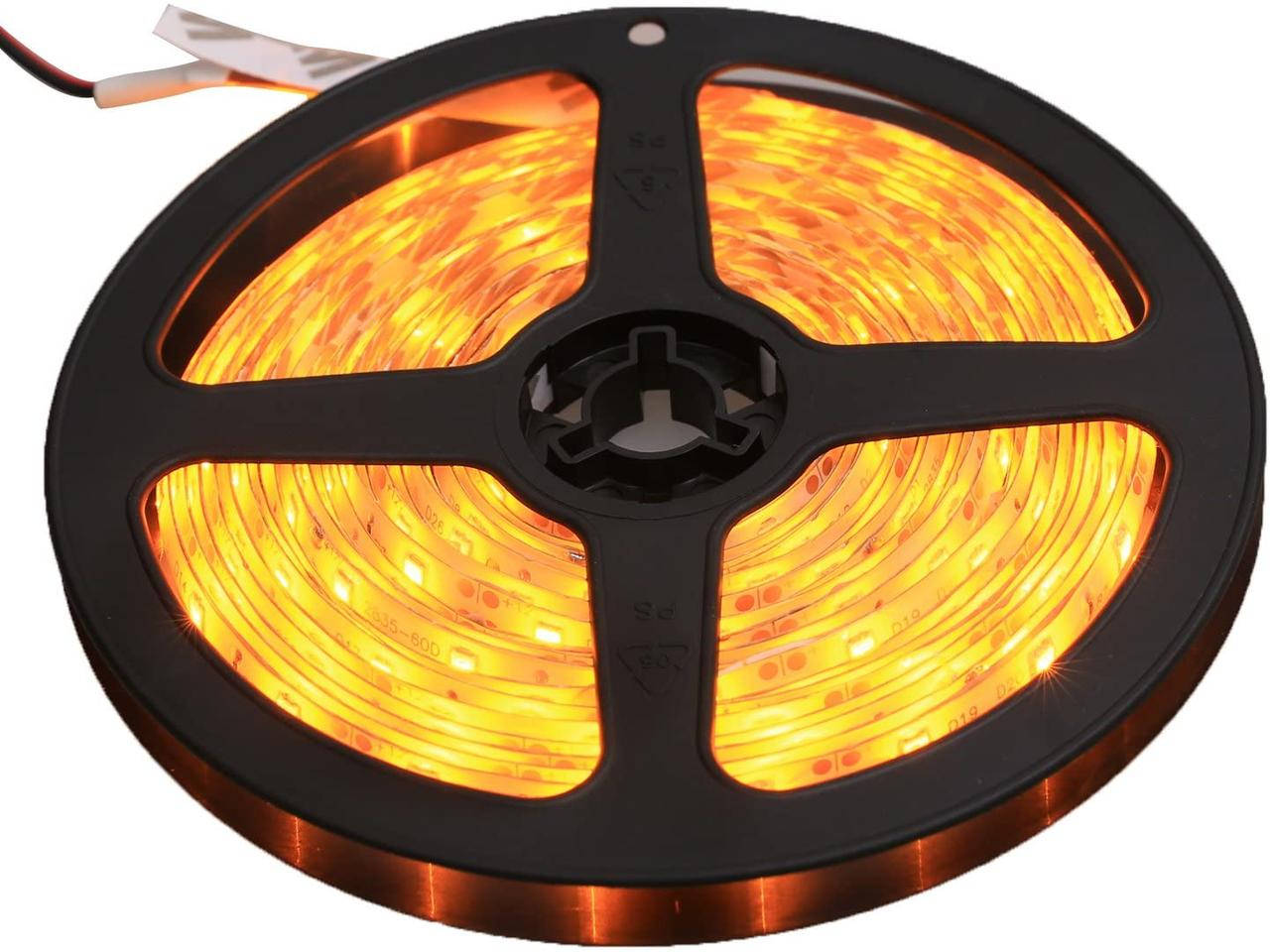 

Лента желтая 14,4W/м влагозащитная 60LED/м IP65 светодиодная МТК-300YF5050-12 №1