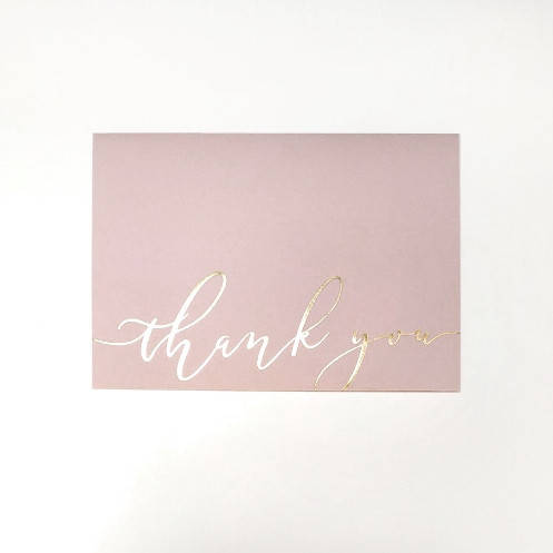 

Конверт "Thank you" 162x113 мм, цвет телесно-розовый (cipria rose)