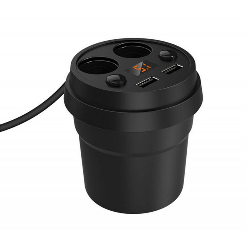 

Разветвитель прикуривателя 12/24V (на 2 выхода + USB) KONNWEI