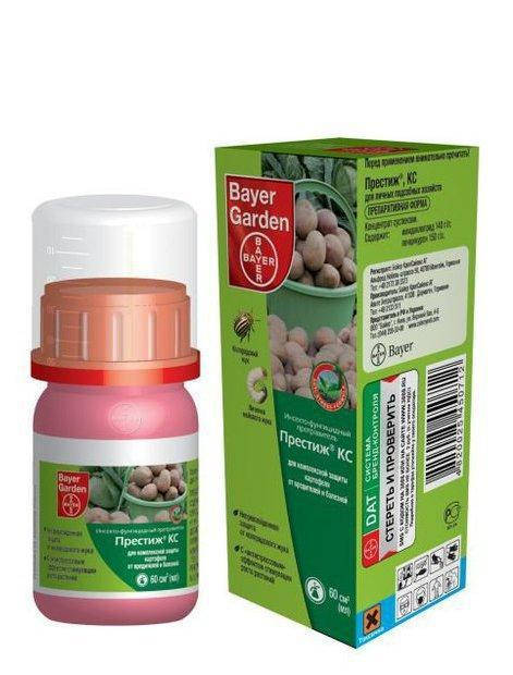 

Инсектицидный- фунгицид протравитель Престиж 60 мл Bayer Garden