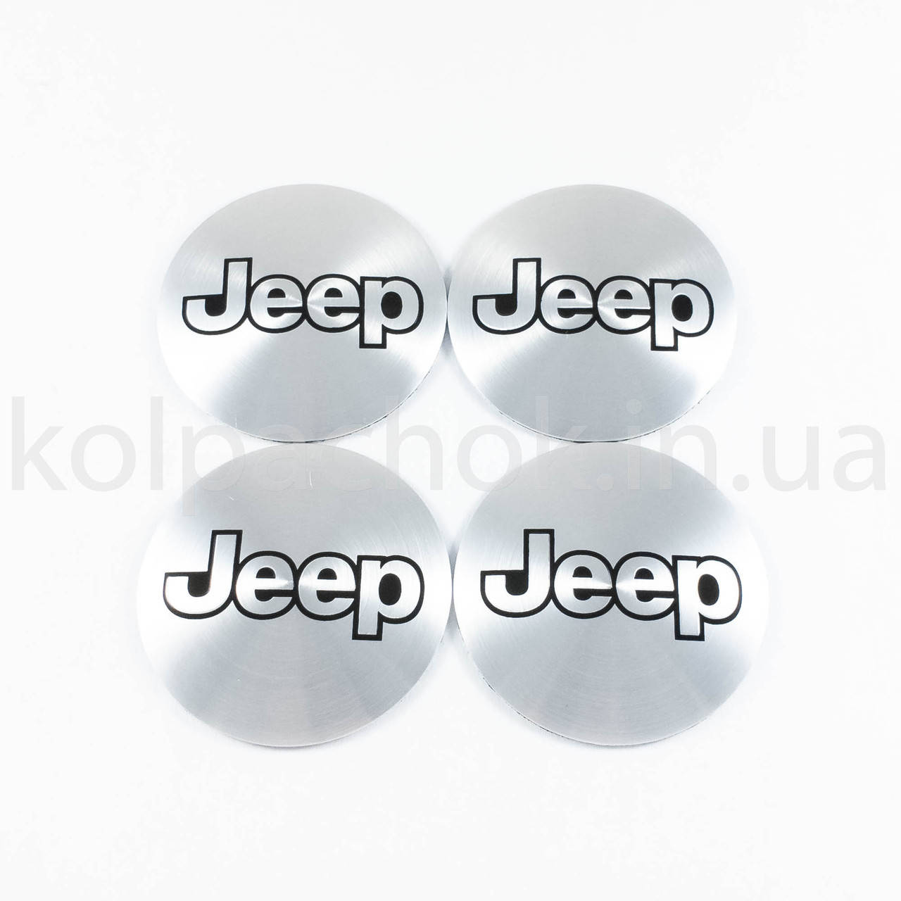 

Наклейки для колпачков на диски Jeep хром (56мм), Черный