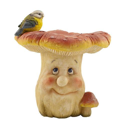 

Садовая фигура Грибы с птичкой (полистоун) F0312(P)