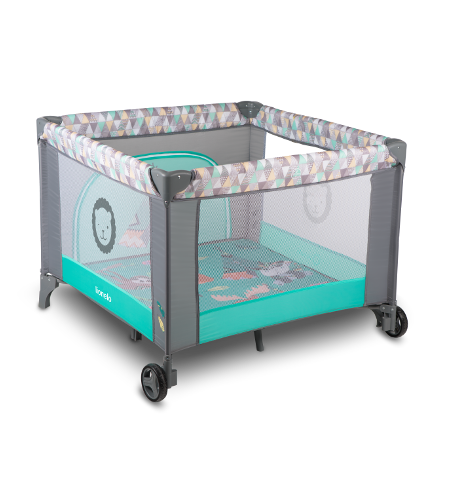 

Манеж Lionelo SOFIE TURQUOISE SCANDI