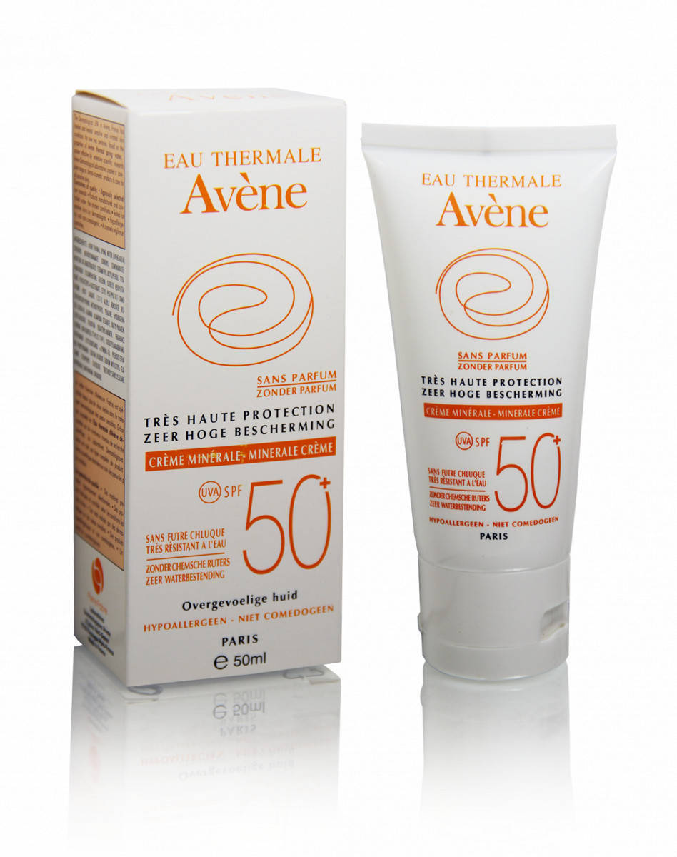 

Солнцезащитный крем Eau Thermale Avene с минеральным экраном SPF 50+ 50мл