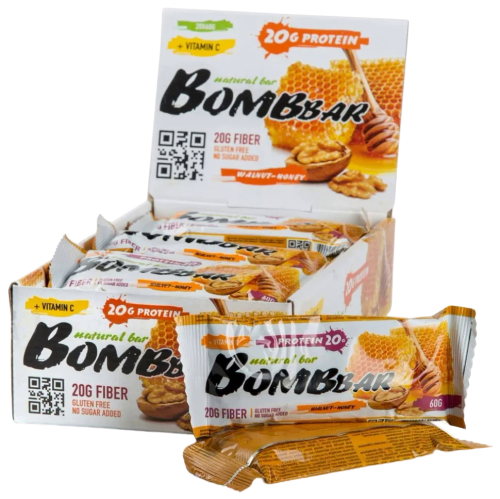 

Протеиновый батончик Bombbar Грецкий Орех с Медом (60 грамм)