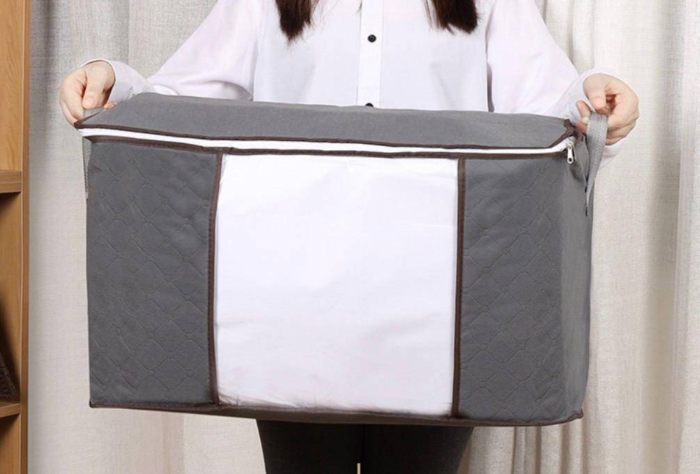 

Органайзер для одежды и постельного белья (ОКС-1017) 70*50*30см, Серый