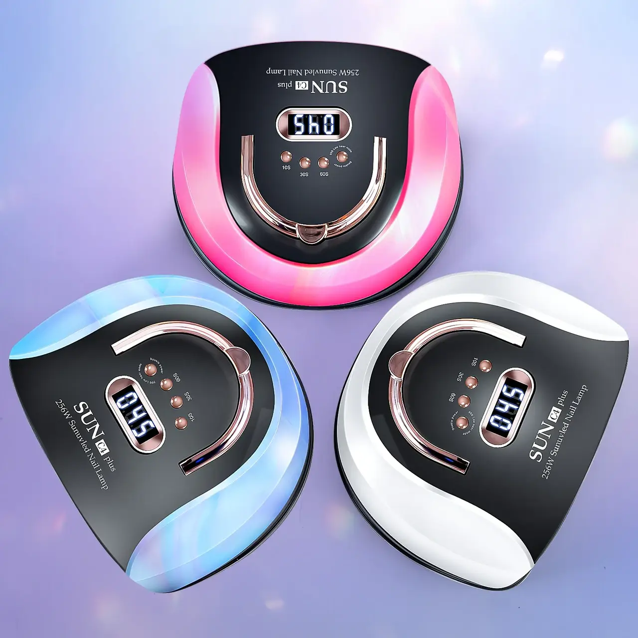 

Лампа для маникюра UV +LED Sun C4 plus мощностью 256Вт., Белый