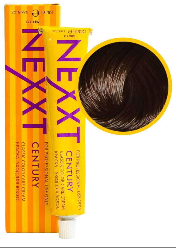 

Крем-краска для волос Nexxt Professional 5.77 светлый шатен насыщенный коричневый, 100 мл.