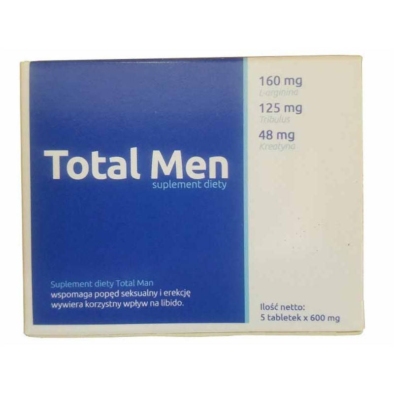 

Таблетки Total Men для стимуляции и укрепления эрекции, 5 штук