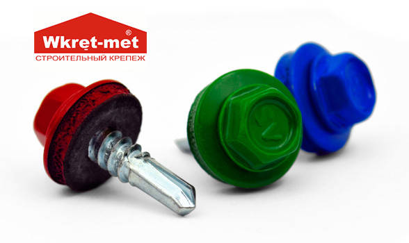 

Саморез кровельный по металлу 5,5x25 RAL 1015 желтый WF Wkret-Met 250 шт