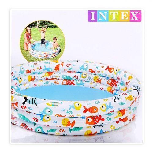 

Надувной бассейн Intex детский игровой Рыбки 59431