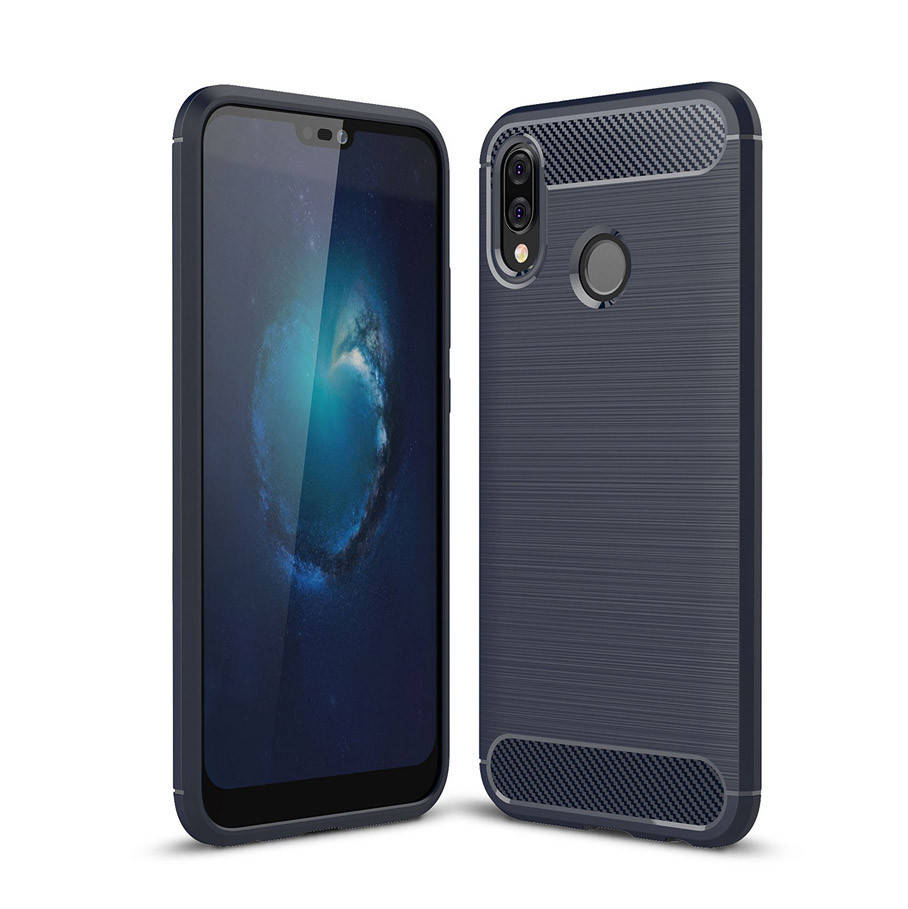 

Чехол силиконовый TPU на Huawei P20 Lite темно синий