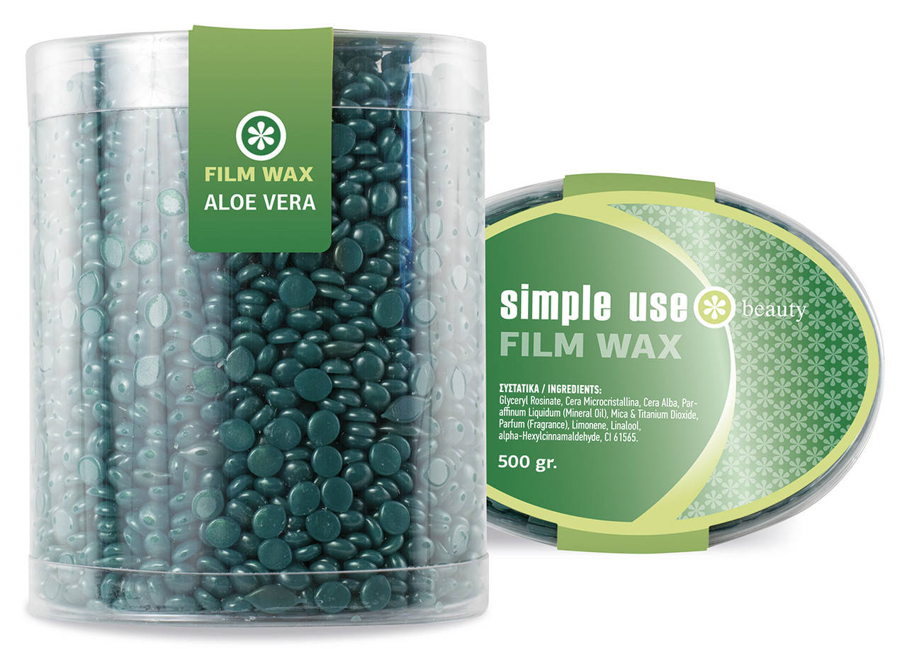 

Плівковий віск в гранулах «Алое вера» 500г ТМ Simple Use Beauty