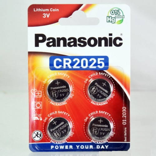 

Батарейка литиевая Panasonic CR2025 3V (4 шт. в блистере)