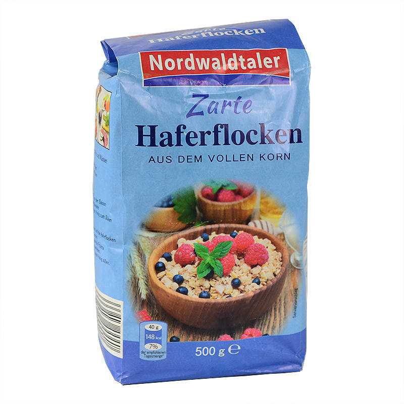 

Овсянка Nordwaldtaler Zarte Haferflocken 500г