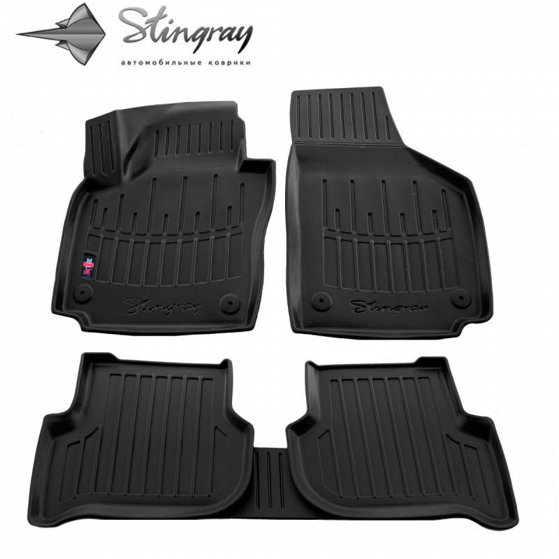 

Комплект 3D ковриков в салон автомобиля Seat Altea XL (2005-2015), Черный