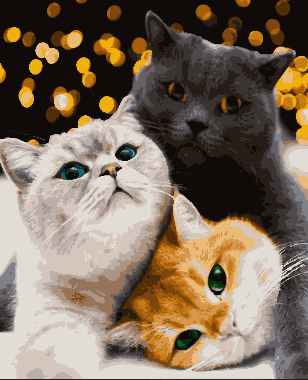 

Картина по номерам Котики-муркотики Artissimo 40*50 PN4200