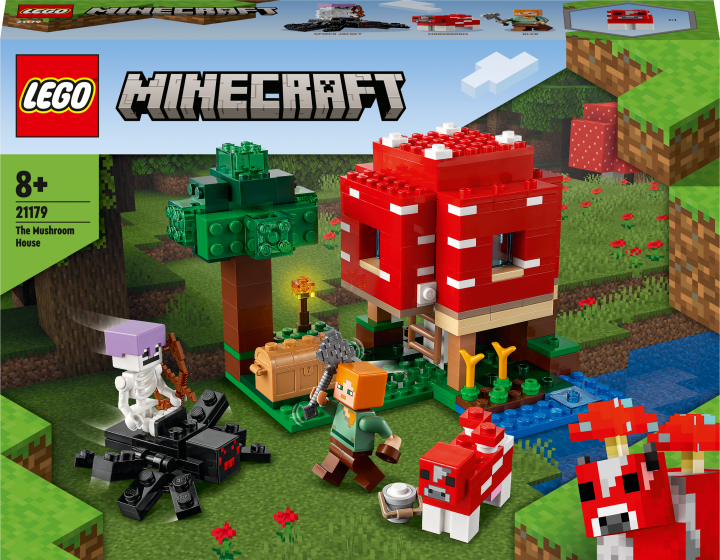 

Конструктор Lego Minecraft Грибной дом 21179