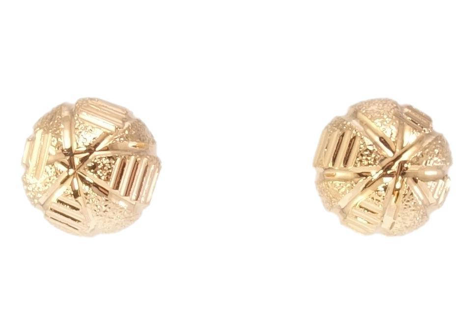

Серьги Xuping Позолота 18K гвоздики (пусеты) "Шарики с узором" ø 8мм