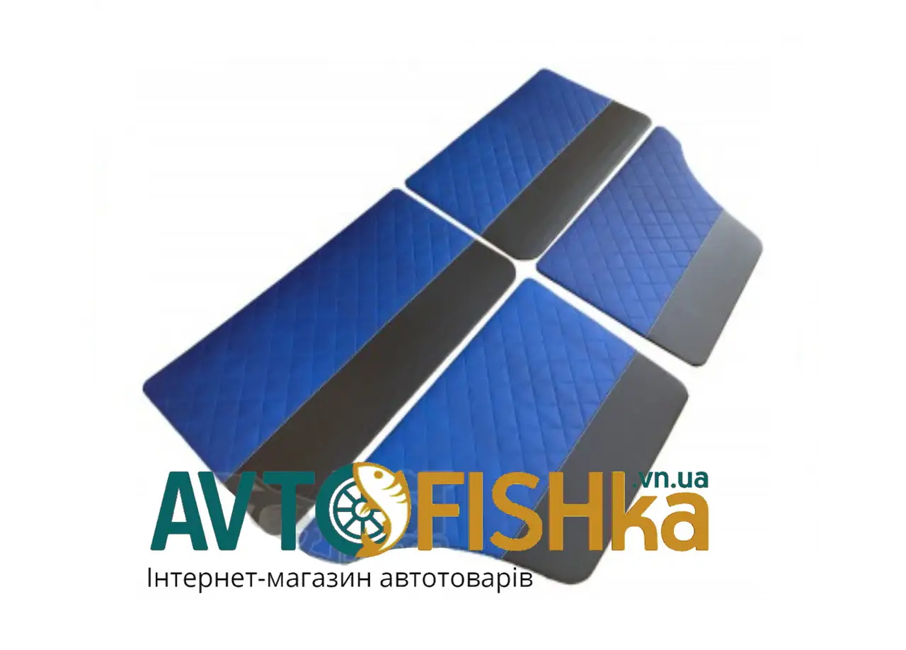 

Дверные обшивки, дверные карты, накладки на двери Ваз 2101-2107 Ромбиком синяя